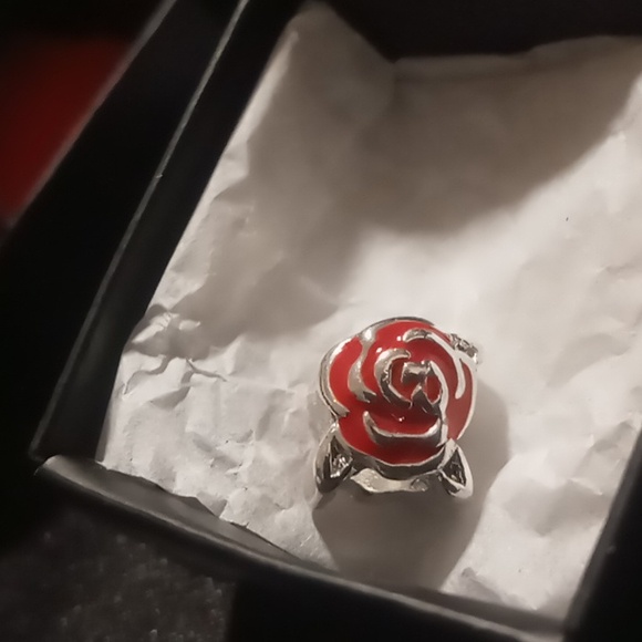 Avon hearts and roses snake chain charms . Nwt in box - Picture 4 of 6